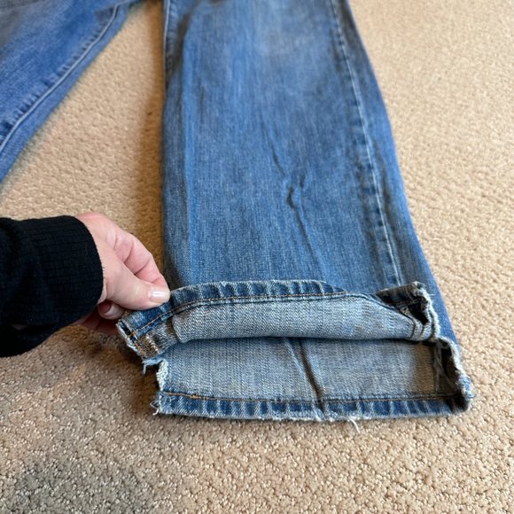 Abercrombie & Fitch Jeans Baggy Loose Relaxed Button Fly Preppy Academia Size 34 - Picture 9 of 15